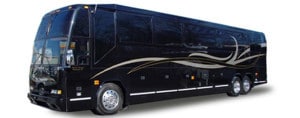 Party Bus Rental Service 45 Person Austin limo bus charter black white limo seating, limousine buses