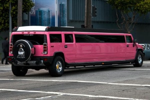 Austin quinceanera h2 hummer limo rental pink white party bus rosado blanca blanco negro negra