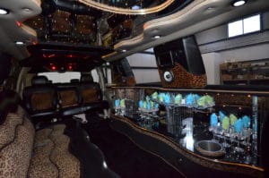 quinceanera white limo transportation