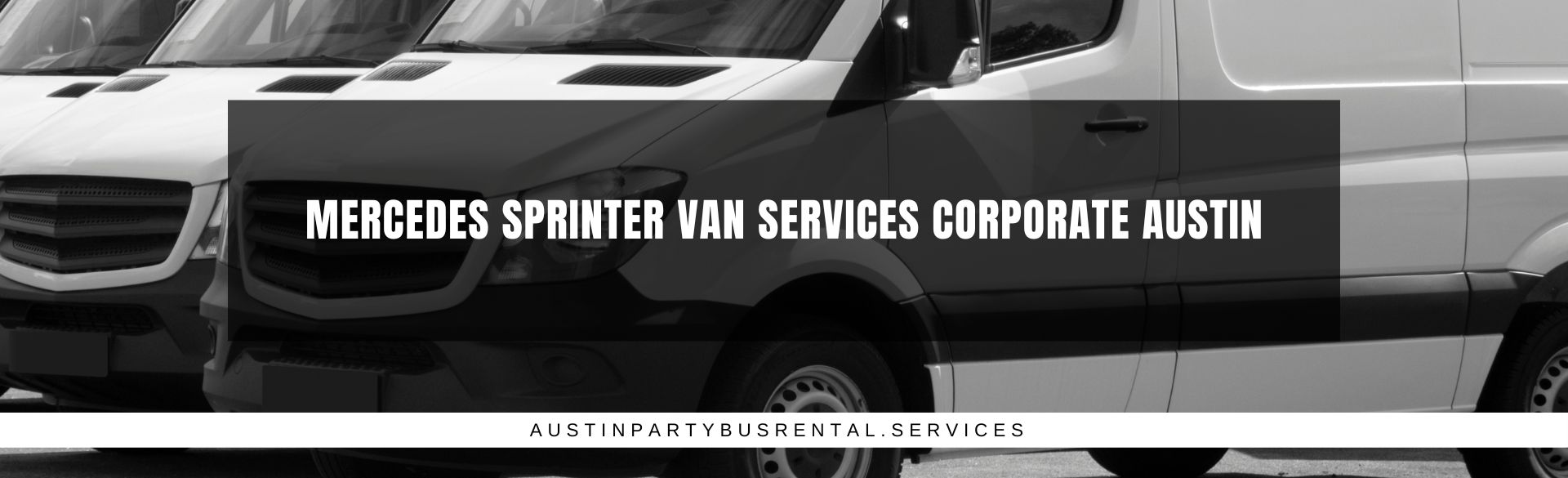 Mercedes Sprinter Van Services Corporate Austin
