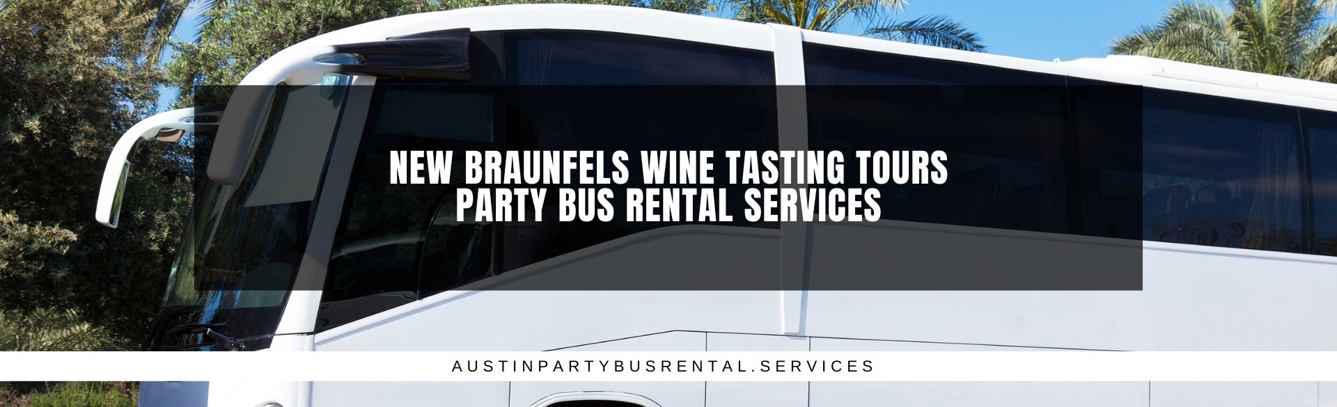 New Braunfels Wine Tasting Tours Party Bus Rental Services