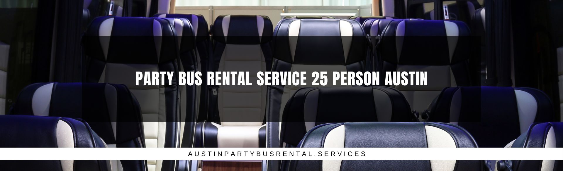 Party Bus Rental Service 25 Person Austin