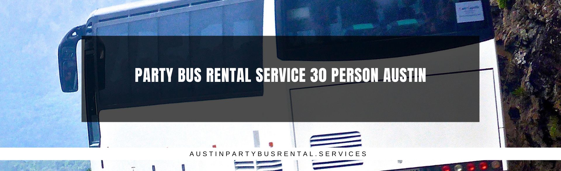Party Bus Rental Service 30 Person Austin