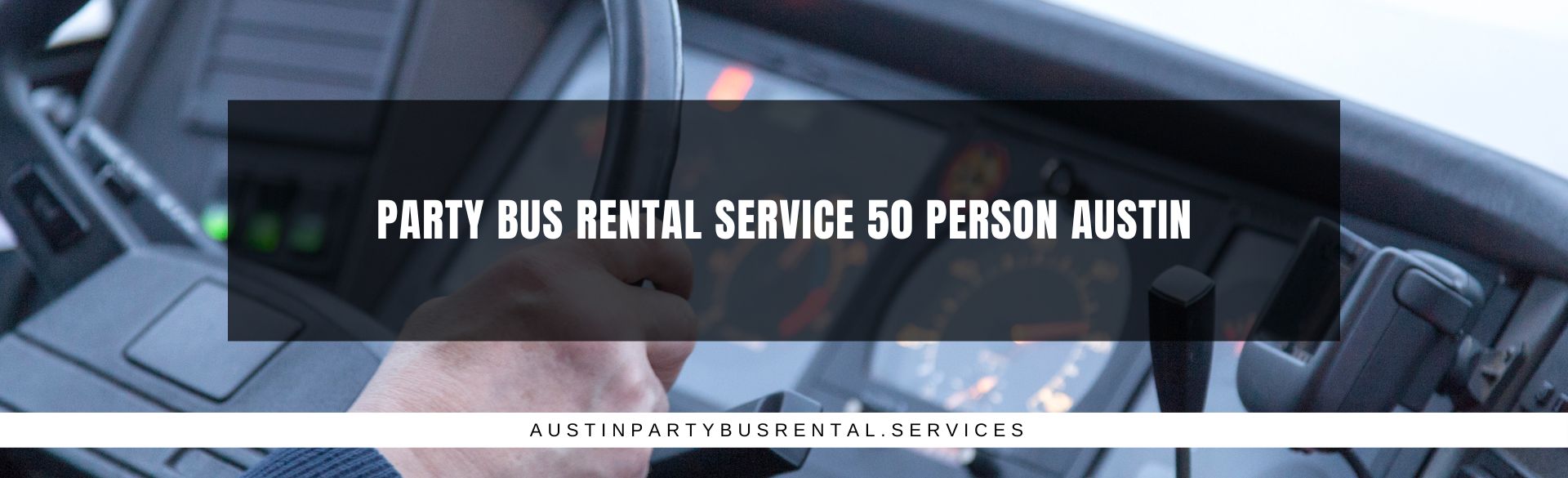 Party Bus Rental Service 50 Person Austin